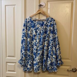 Floral Tiered Blouse